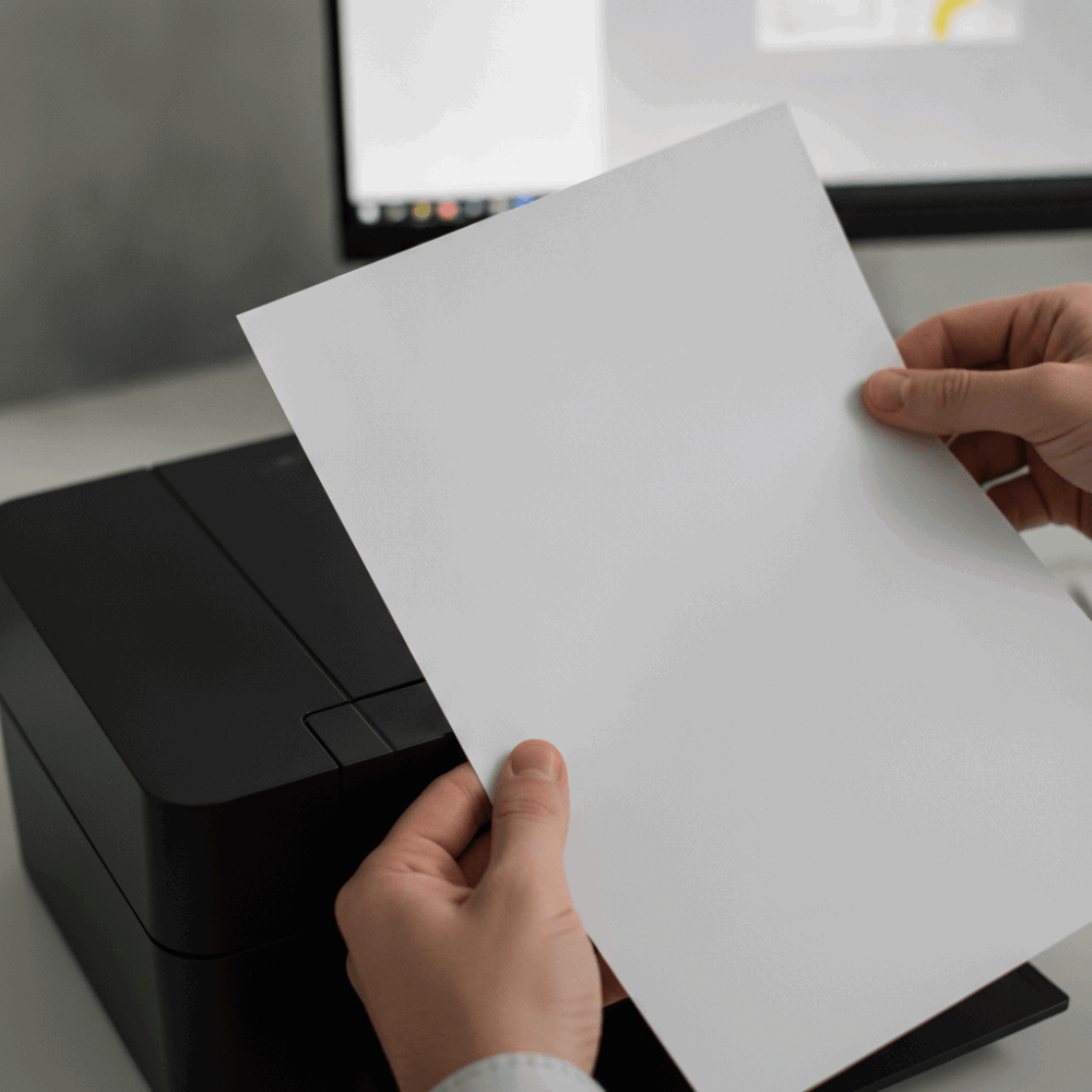 Gros plan sur un document scanné traité par technologie OCR et intelligence artificielle pour extraction de commandes