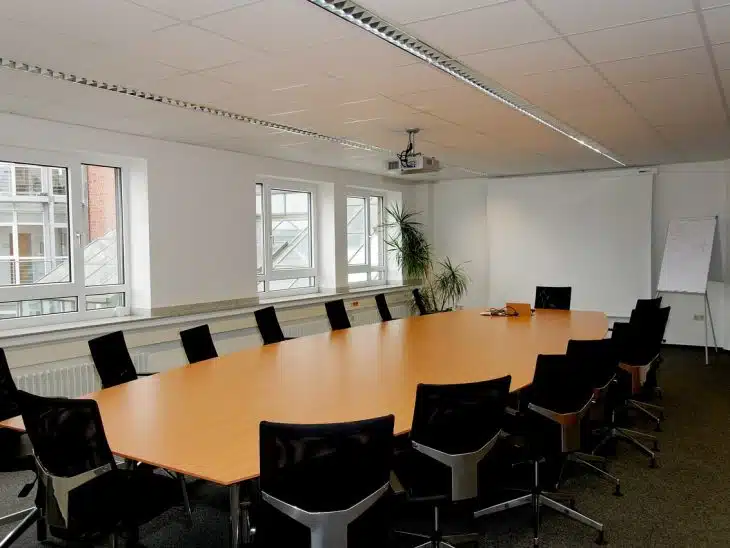 conference room, table, chairs