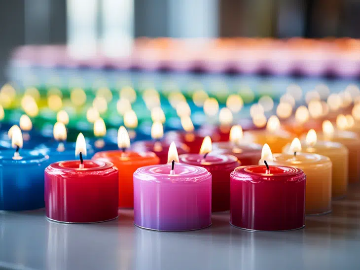 Signification des couleurs de bougies pour rituels : découvrez leurs