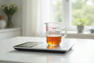 Balance de cuisine numérique avec 500g et verre doseur