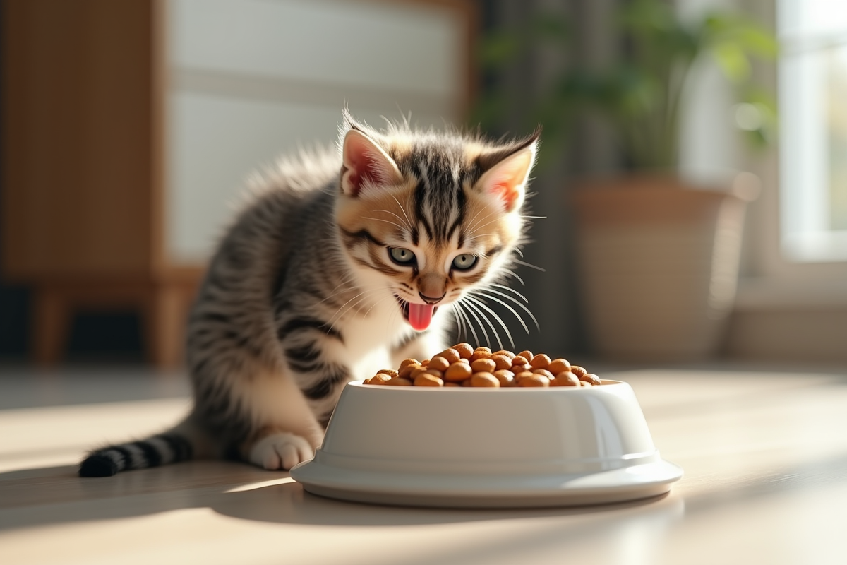 chaton croquettes
